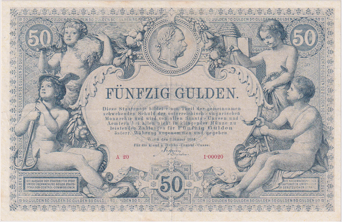 50 Gulden 1884