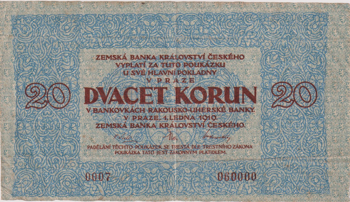 20 Koruna 1919