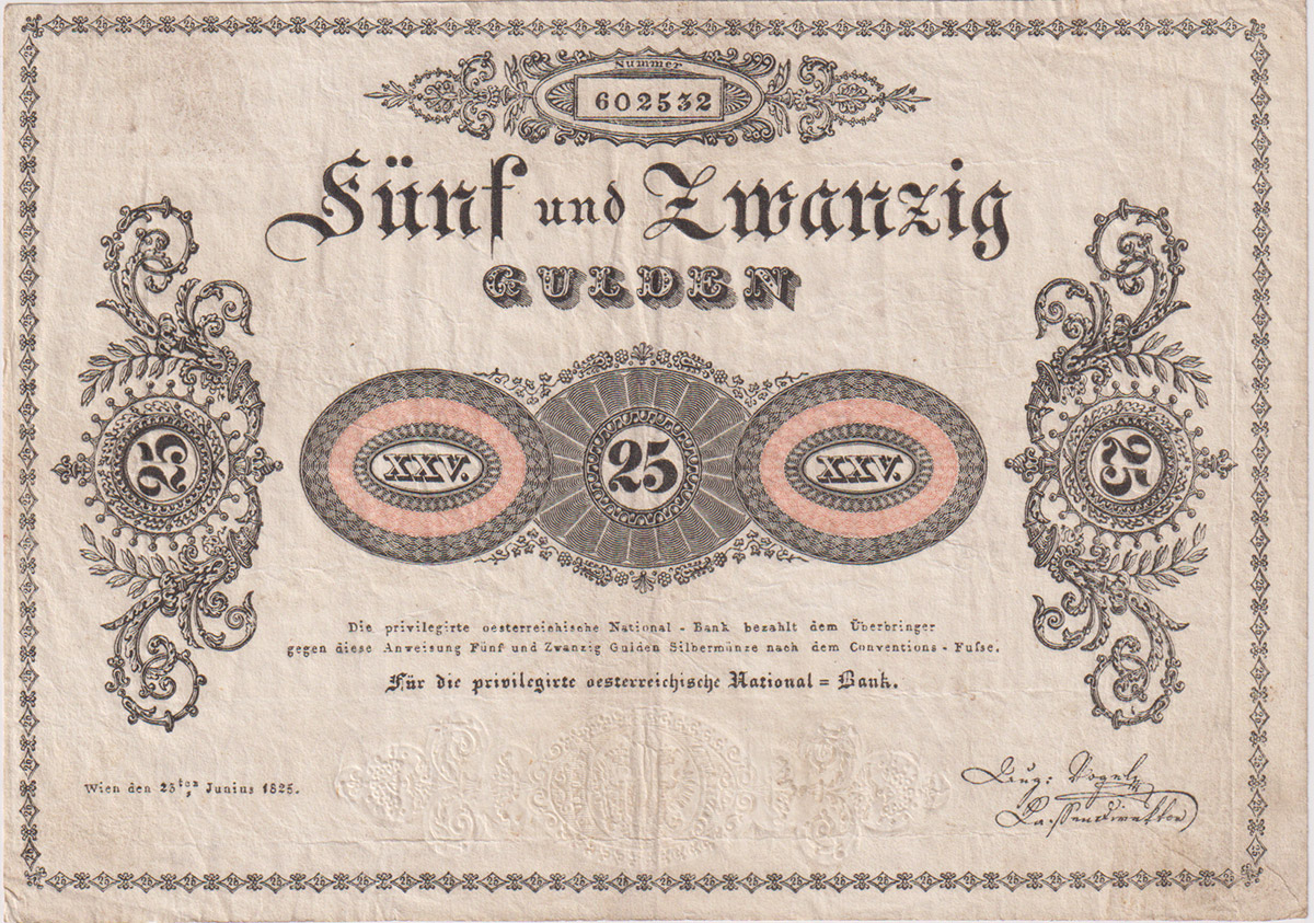 25 Gulden 1825