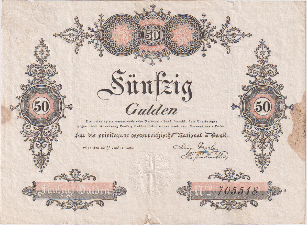 50 Gulden 1825