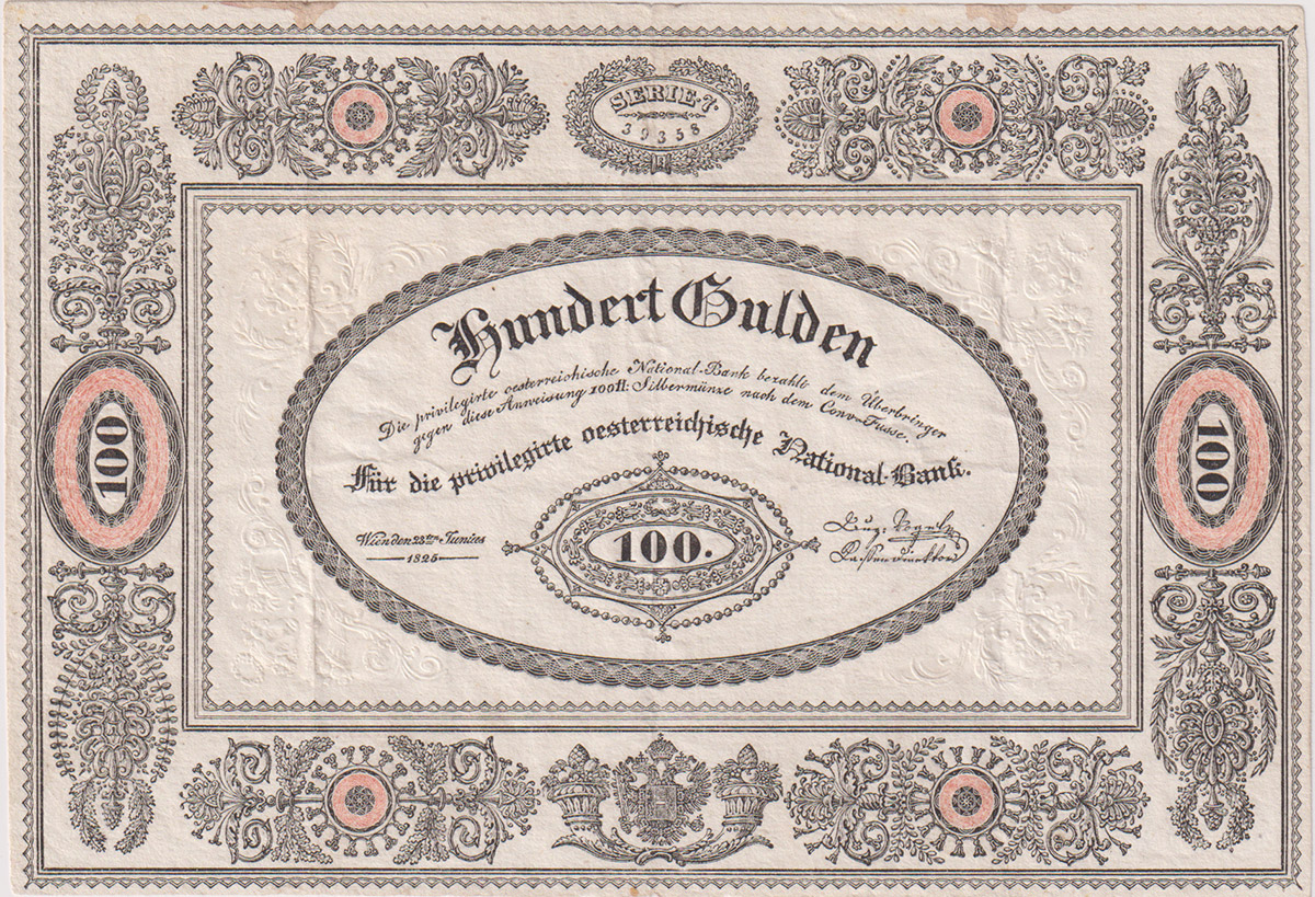 100 Gulden 1825
