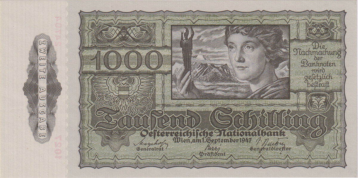 1000 Schilling 1947